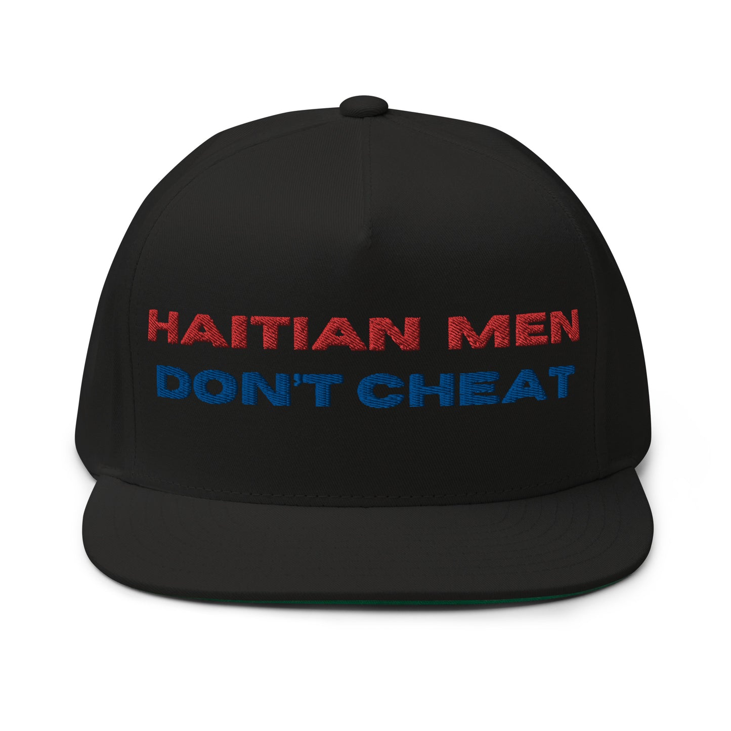 Casquette à Visière Plate Haitian Men ''Haïti''