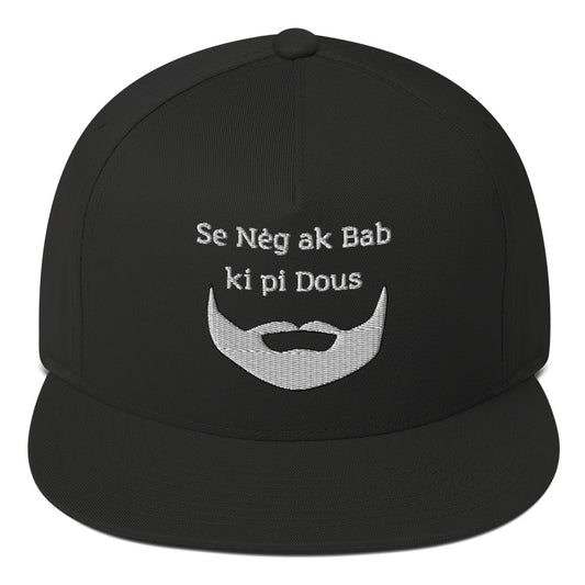 Casquette à Visière Plate ''Nè ak bab''