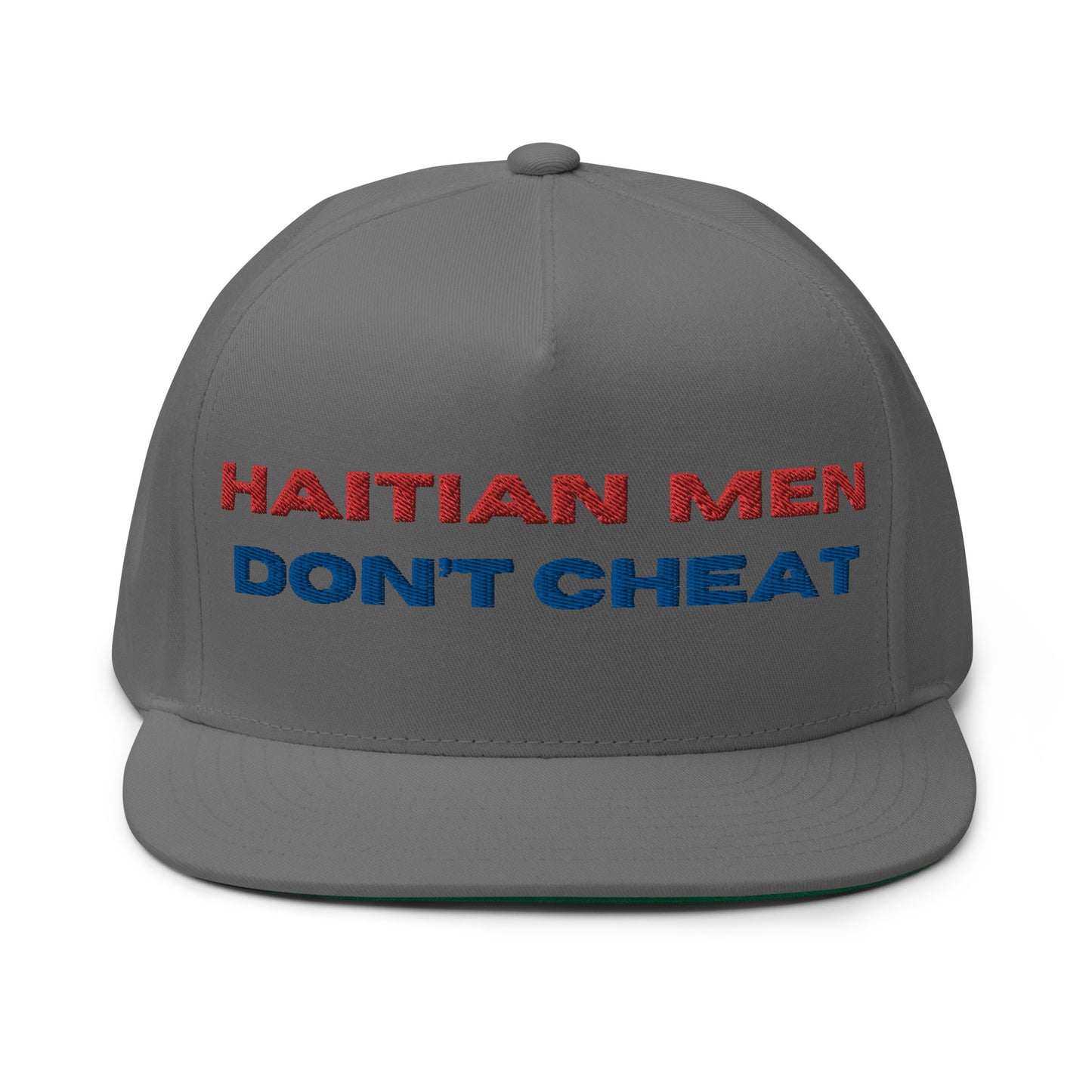 Casquette à Visière Plate Haitian Men ''Haïti''