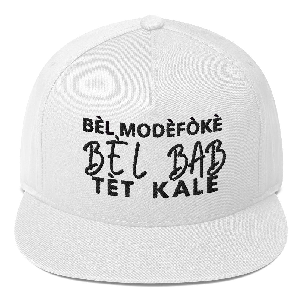 Casquette à Visière Plate ''Bèl Mòdèfòkè''