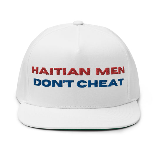 Casquette à Visière Plate Haitian Men ''Haïti''