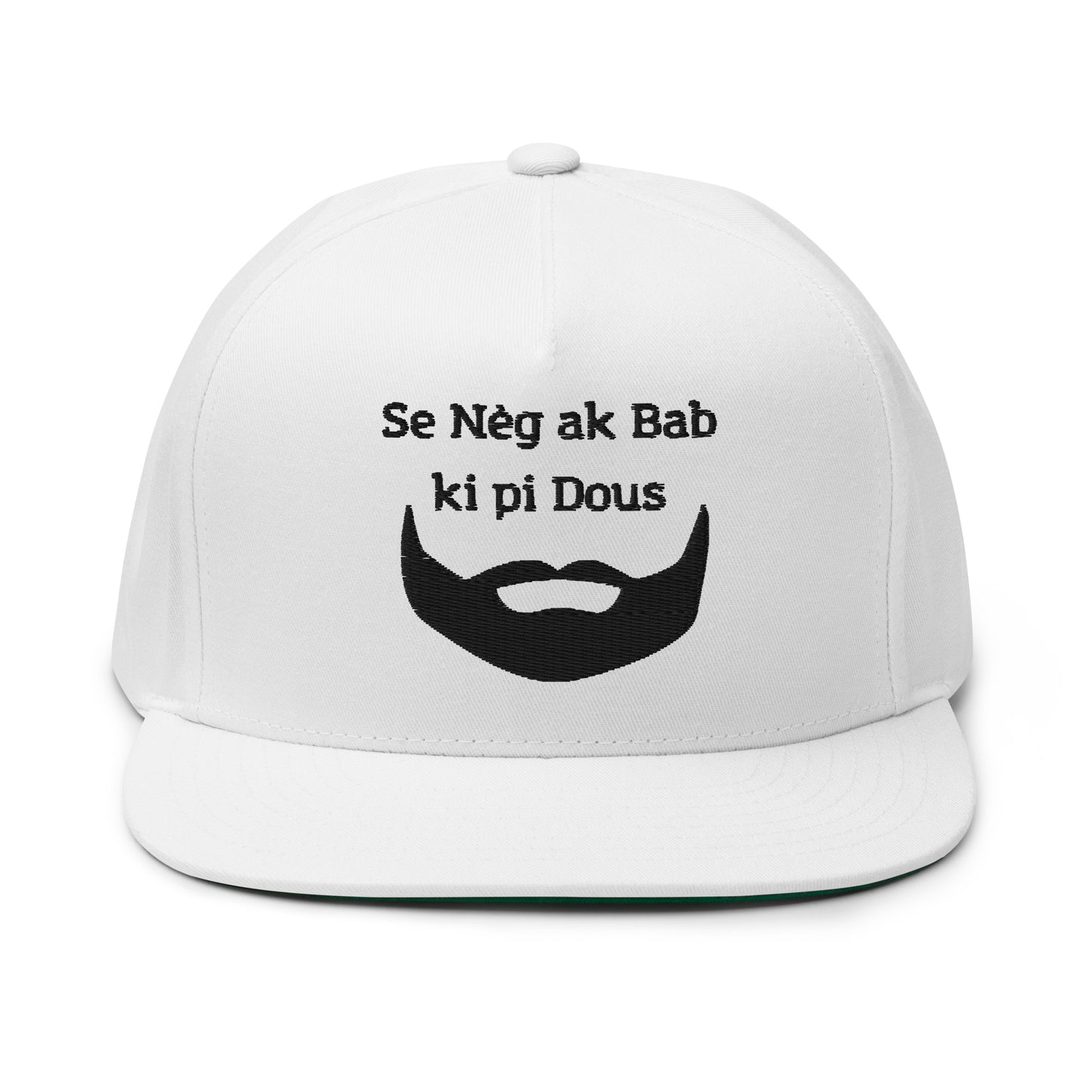 Casquette à Visière Plate ''Nèg ak bab''