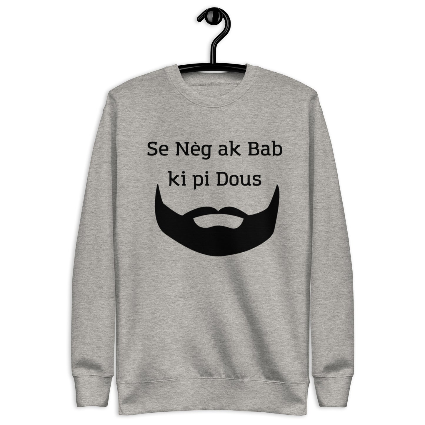 Sweatshirt unisexe "Nèg ak Bab"