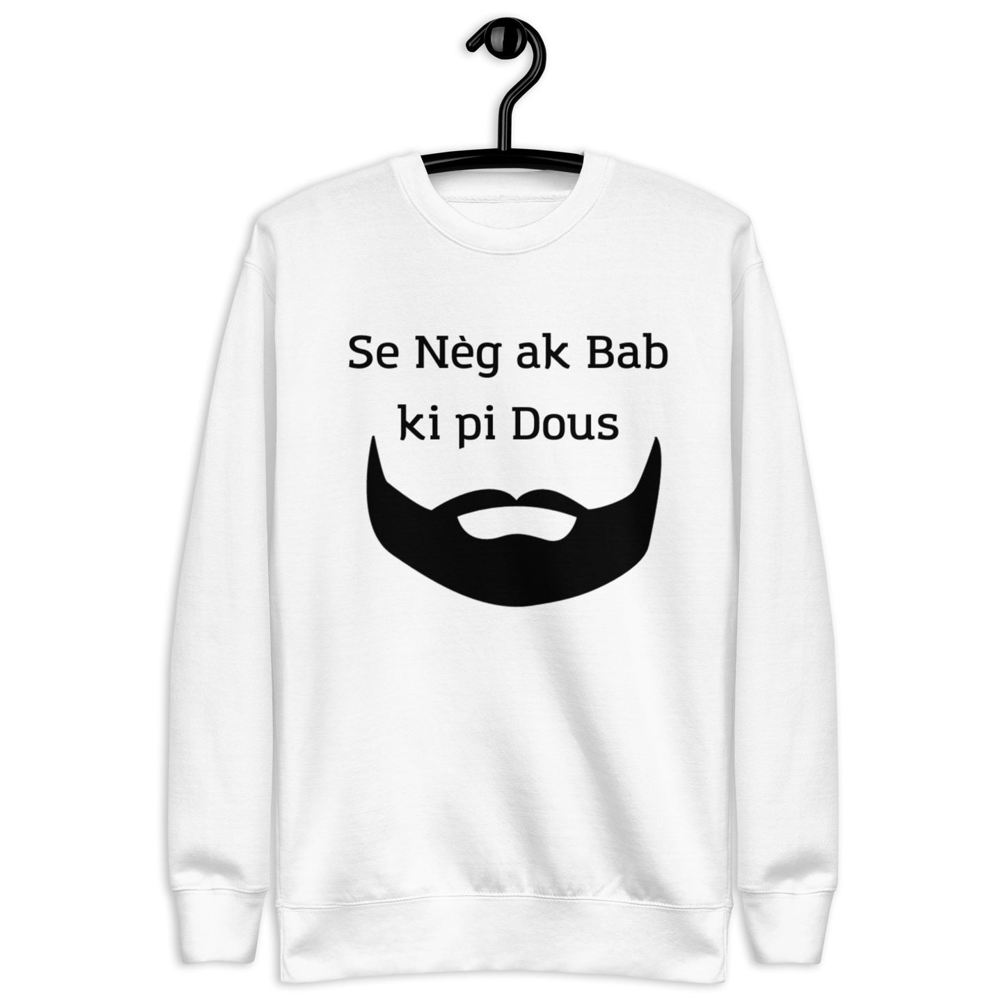 Sweatshirt unisexe "Nèg ak Bab"