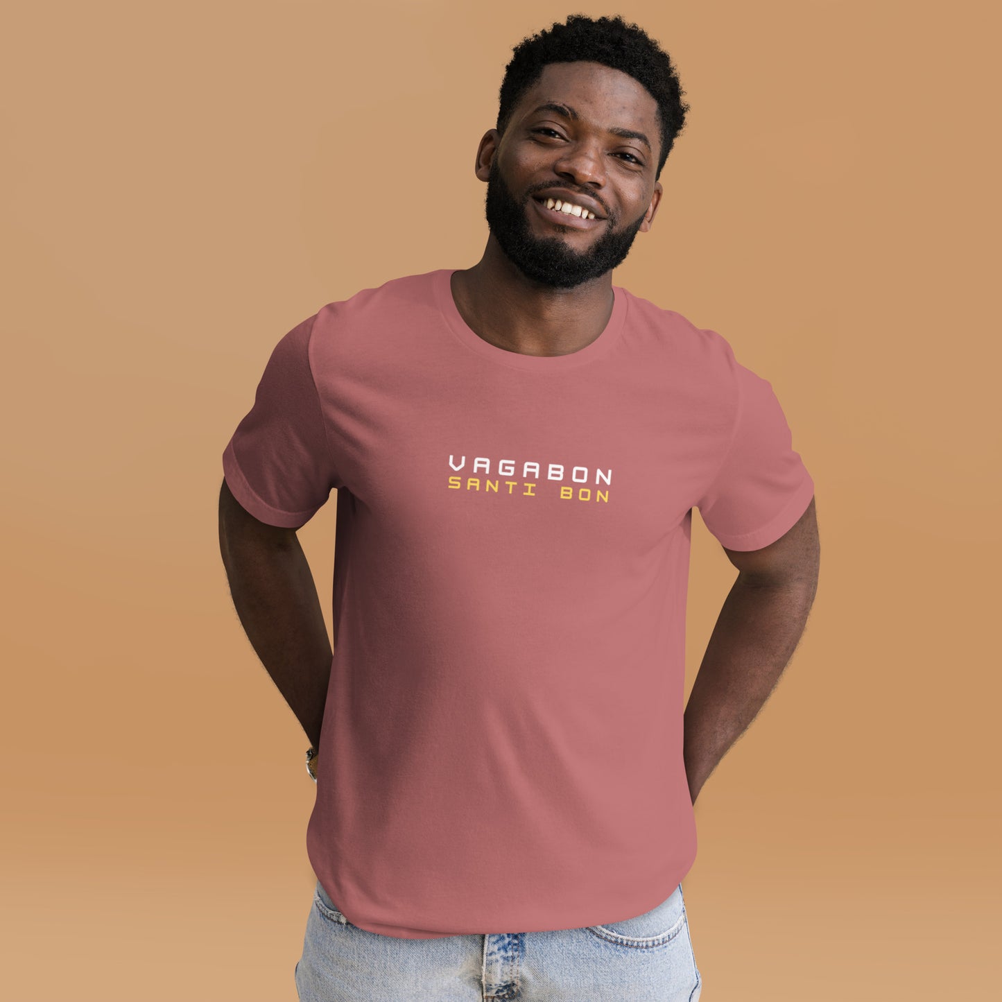 T-shirt unisexe ''Vagabon Santibon''